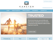 Tablet Screenshot of karstenadvisors.com